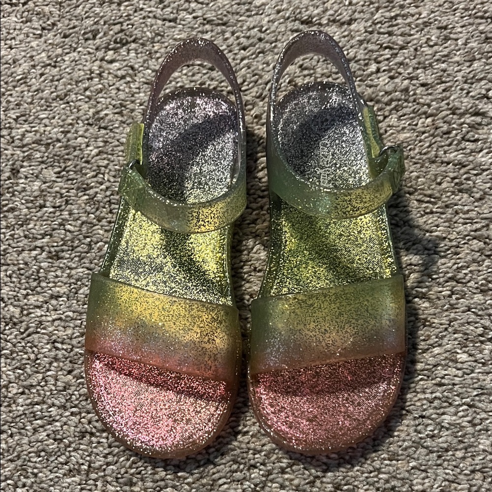 Cat & Jack Glittery Kids Sandals
